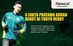 Infografis 6 Fakta Pratama Arhan Debut di Tokyo Verdy