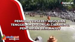 Pemuda Terseret Arus dan Tenggelam di Sungai Cibareno, Pencarian Berlanjut