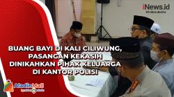 Buang Bayi di Kali Ciliwung, Pasangan Kekasih Dinikahkan Pihak Keluarga di Kantor Polisi