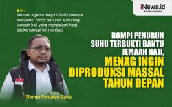 Infografis Rompi Penurun Suhu Terbukti Bantu Jemaah Haji, Menag Ingin Diproduksi Massal Tahun Depan