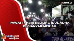 Pawai Takbir Keliling Idul Adha di Gianyar Meriah