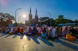 Ribuan Umat Islam Laksanakan Salat Idul Adha di Masjid Istiqlal Jakarta