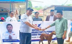 DPW Partai Perindo Sulawesi Tenggara Serahkan Sumbangan Hewan Kurban untuk Warga