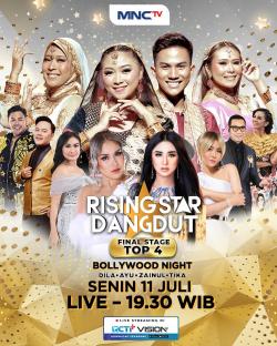 Bollywood Night Panaskan Panggung Final Stage Top 4 Rising Star Dangdut