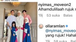Olla Ramlan Pamer Foto Hangat Keluarga Sakinah Bareng Aufar Hutapea, Netizen Doakan Rujuk