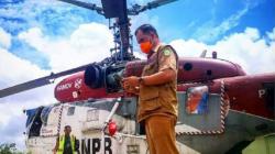 Karhutla di Riau, BPBD Kerahkan Helikopter Water Bombing Padamkan Api<