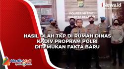 Hasil Olah TKP di Rumah Dinas Kadiv Propram Polri Ditemukan Fakta Baru