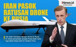 Infografis Iran Akan Pasok Ratusan Drone Tempur ke Rusia