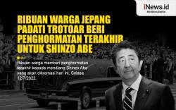 Infografis Ribuan Warga Jepang Beri Penghormatan Terakhir untuk Shinzo Abe