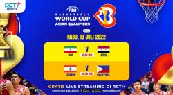 Link Live Streaming FIBA Asia Cup 2022 Hari Ini di RCTI+ Gratis