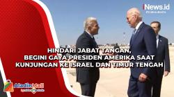 Hindari Jabat Tangan, Begini Gaya Presiden Amerika saat Kunjungan ke Israel dan Timur Tengah