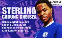 Infografis Raheem Sterling Resmi Gabung Chelsea 