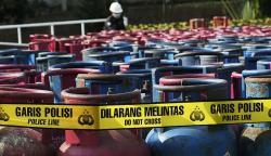 Penampakan 3.344 Tabung Gas Oplosan Ukuran 5,5 Kg-50 Kg 