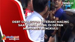 Debt Collector Diteriaki Maling saat Tarik Mobil di Depan Mapolres Bengkulu