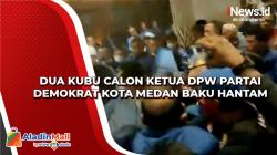 Dua Kubu Calon Ketua DPW Partai Demokrat Kota Medan Baku Hantam