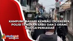 Kampung Bahari Kembali Digerebek, Polisi Temukan Sabu dan 2 Orang Diduga Pengedar