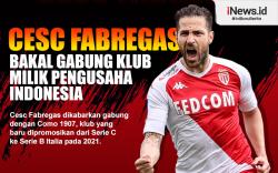 Infografis Cesc Fabregas Bakal Gabung Klub Milik Pengusaha Indonesia