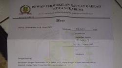 Heboh, Beredar Memo Anggota DPRD Titipkan Calon Siswa Baru di SMAN 3 Kota Sukabumi