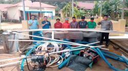 Polisi Tertibkan Tambang Ilegal di Hutan Adat Bangka Barat, 5 Orang Diamankan