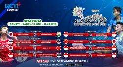 Link Live Streaming Singapore Open 2022: Ada All Indonesian Semifinal Ganda Putra