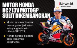 Infografis Motor Honda RC213V MotoGP Sulit Dikembangkan