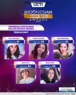 Indonesian Drama Series Awards 2022, Ini Fakta menarik di Balik sosok antagonis Hana Saraswati