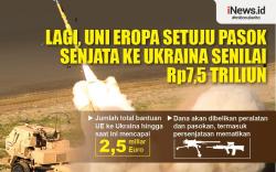 Infografis Uni Eropa Bakal Pasok Lagi Senjata ke Ukraina Senilai Rp7,5 Triliun