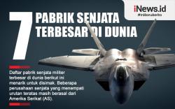 Infografis 7 Pabrik Senjata Militer Terbesar di Dunia, Amerika Serikat Merajai