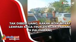Tak Diberi Uang, Kakak Adik Nekat Lempari Kaca Truk dengan Parang di Palembang<