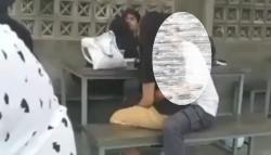 Viral 2 Sejoli Bermesraan di Kafe Sukabumi, Tangan Pria Gerayangan<