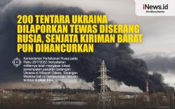 Infografis 200 Ukraina Dilaporkan Tewas Diserang Rusia