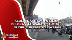 Keberadaan Lampu Merah di Lokasi Tabrakan Maut Truk di Cibubur Diprotes Warga