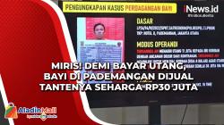 Miris! Demi Bayar Utang, Bayi di Pademangan Dijual Tantenya Seharga Rp30 Juta