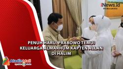 Penuh Haru, Prabowo Temui Keluarga Almarhum Kapten Allan di Halim