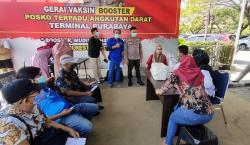 Pedagang dan Pemilik Kios di Terminal Bungurasih Wajib Vaksin Booster