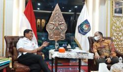 Kursi Wabup Bangka Tengah Kosong, Bupati Algafry Temui Dirjen Otda Kemendagri