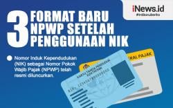 Infografis Format Baru NPWP setelah Penggunaan NIK