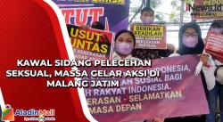 Kawal Sidang Pelecehan Seksual, Massa Gelar Aksi di Malang Jatim