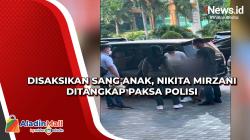 Disaksikan Sang Anak, Nikita Mirzani Ditangkap Paksa Polisi