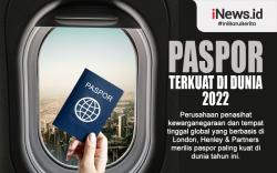 Infografis Paspor Terkuat di Dunia 2022