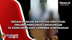 Resah dengan Aktivitas Protitusi Online, Pengurus Lingkungan di Pancoran Mas Gerebek Kontrakan