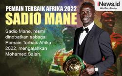 Infografis Sadio Mane Pemain Terbaik Afrika 2022