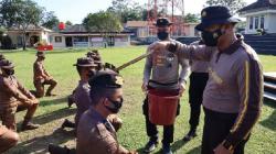 15 Bintara Polri Ikut Tradisi Pembaretan di Polres Way Kanan, Ini Pesan Kapolres