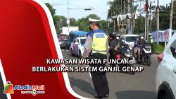 Kawasan Wisata Puncak Berlakukan Sistem Ganjil Genap