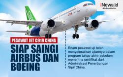 Infografis Pesawat Jet C919 China Siap Saingi Airbus dan Boeing