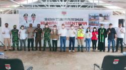 Hunian Sementara Korban Bencana Abrasi Pantai Amurang Diresmikan, Warga Diingatkan Jaga Kebersamaan