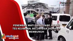 Video Penembak Mati Shinzo Abe Jalani Tes Kejiwaan, Belum Bisa Didakwa Membunuh