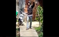  Viral Pria di Palembang Ancam Ibu Rumah Tangga Pakai Pedang<