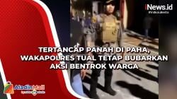 Tertancap Panah di Paha, Wakapolres Tual Tetap Bubarkan Aksi Bentrok Warga