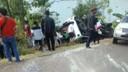 Kronologi Mobil Travel Masuk Jurang di Tanjakan Dini Geopark Ciletuh Sukabumi<